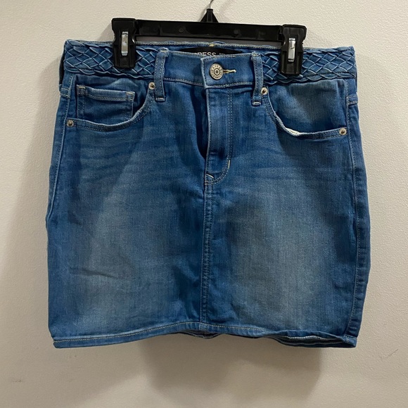 Express Jean Skirt - Picture 1 of 4